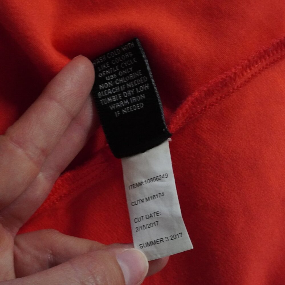 Torrid Red Sleeveless A-Line Dress Size 1X Back Cutout Exposed Gold Zipper - Picture 12 of 13